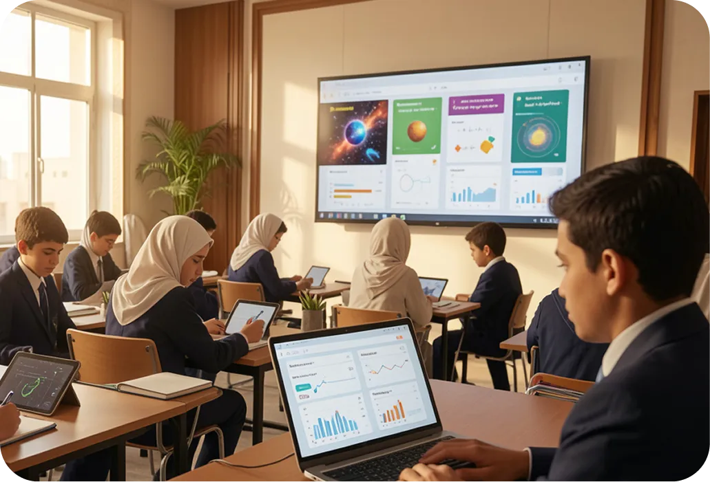 Measure engagement with digital learning tools
